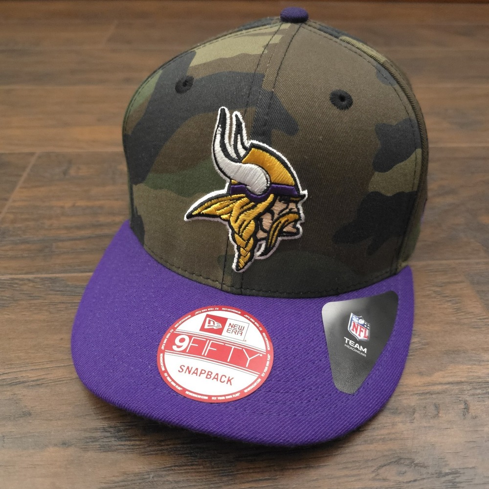 Minnesota Vikings New Era 9Fifty Camouflage NFL Football Snapback‎ Hat